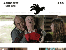 Tablet Screenshot of lamanofest.com